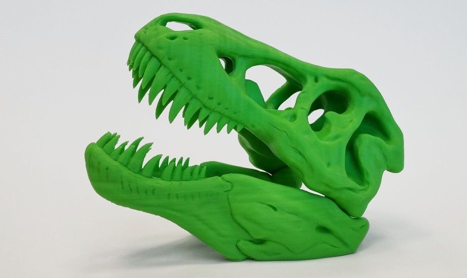 A model printed on a three-dimensional printer - ABS material