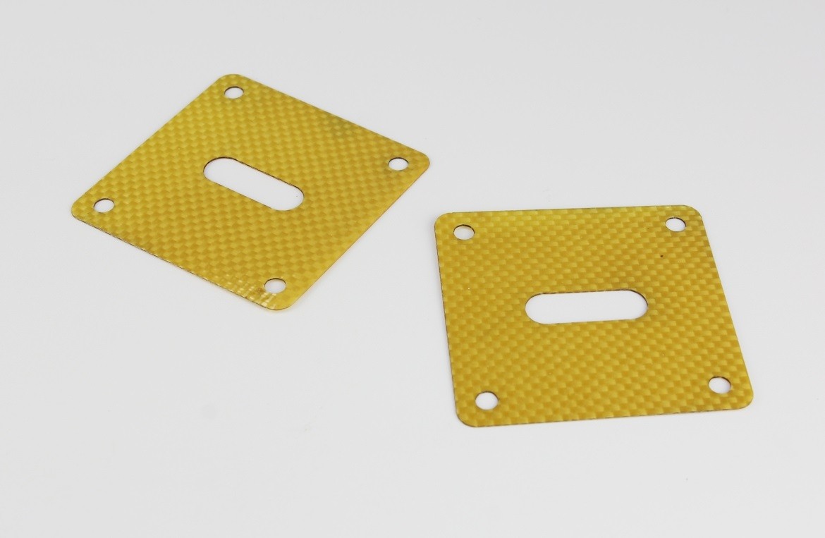 Laser cutting of Kevlar parts - 1 mm thick composite sheet