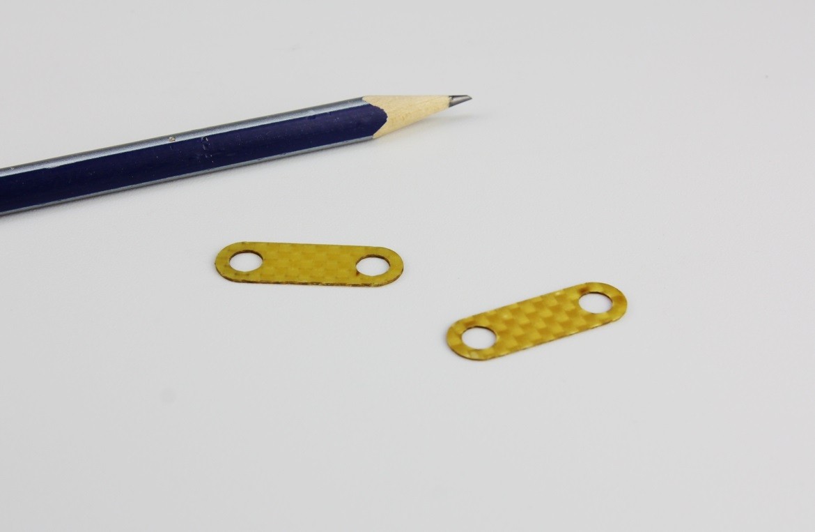 Laser cutting of Kevlar parts according to technical drawing