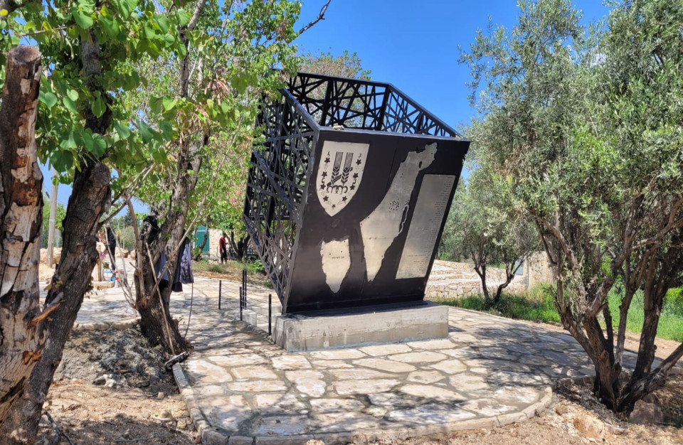 אנדרטה לחטיבת הראל של חיל השריון בלטרון