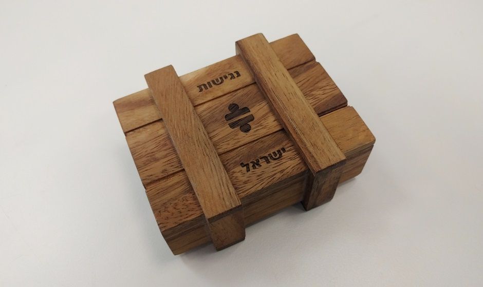 Laser engraving on wooden puzzle game